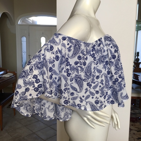 Surf Gypsy Off Shoulder Top. Size Small 👩🎤 - Picture 2 of 8